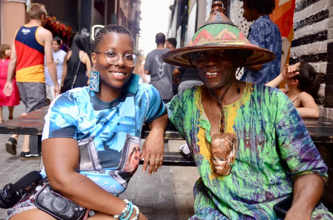 Image: Everyone we saw at the 'Digitalia' show in Detroit's Belt alleyway