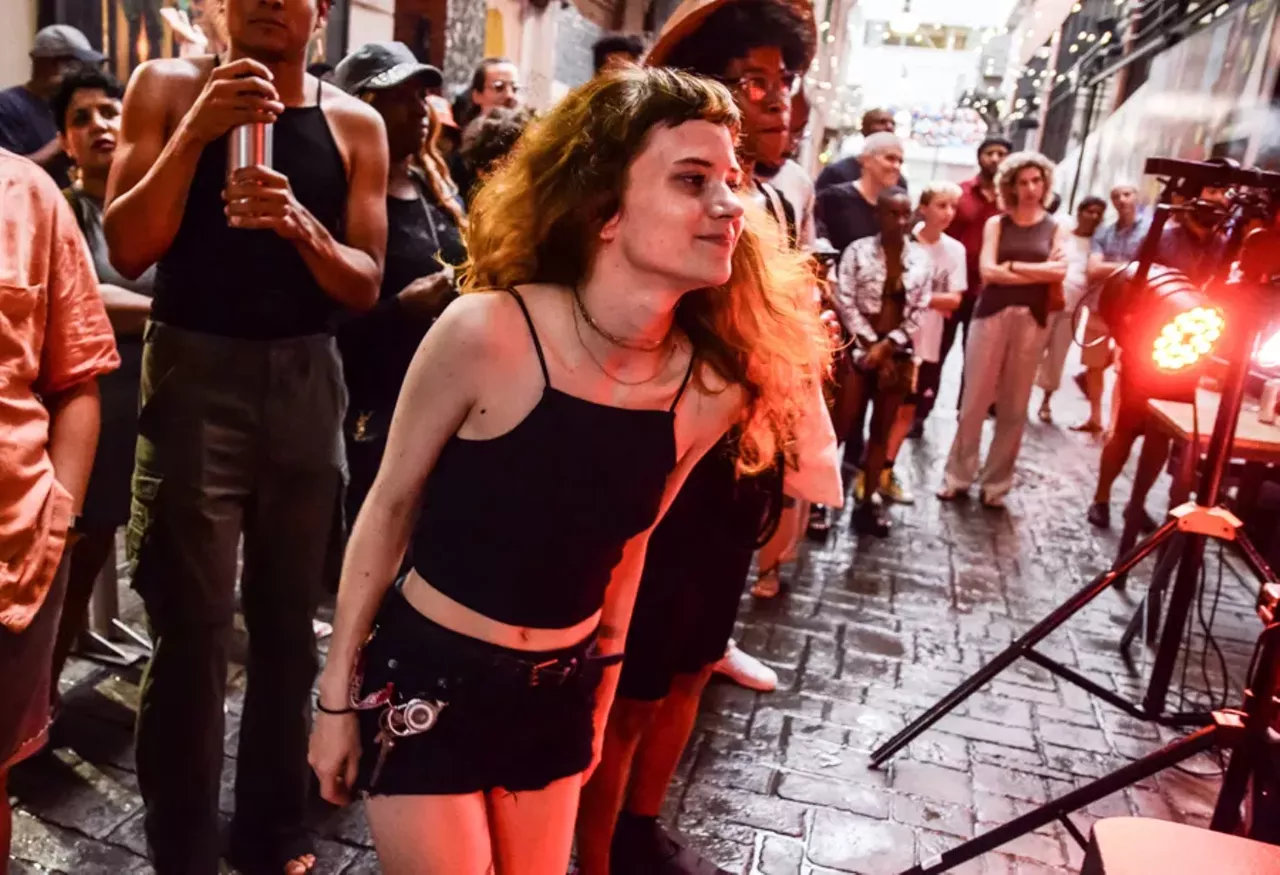 Image: Everyone we saw at the 'Digitalia' show in Detroit's Belt alleyway