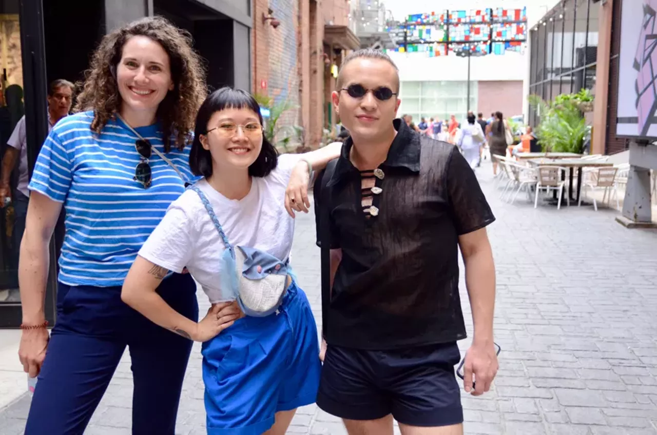 Image: Everyone we saw at the 'Digitalia' show in Detroit's Belt alleyway