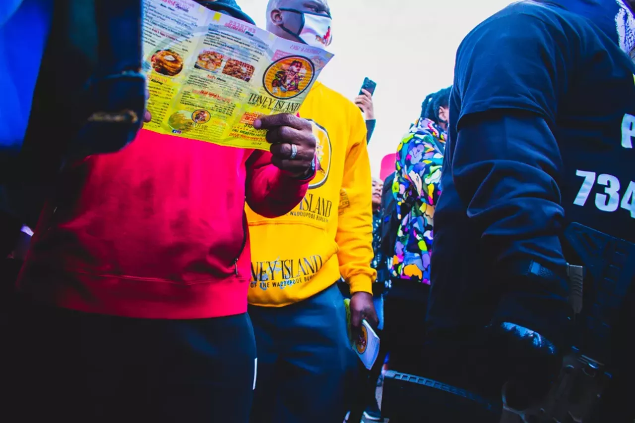 Image: Everyone we saw at the grand opening of rapper Tone Tone's Toney Island restaurant in Detroit