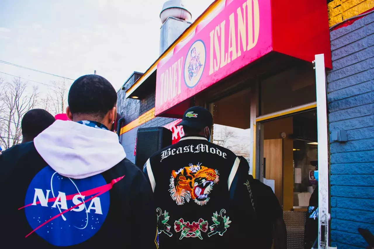 Image: Everyone we saw at the grand opening of rapper Tone Tone's Toney Island restaurant in Detroit