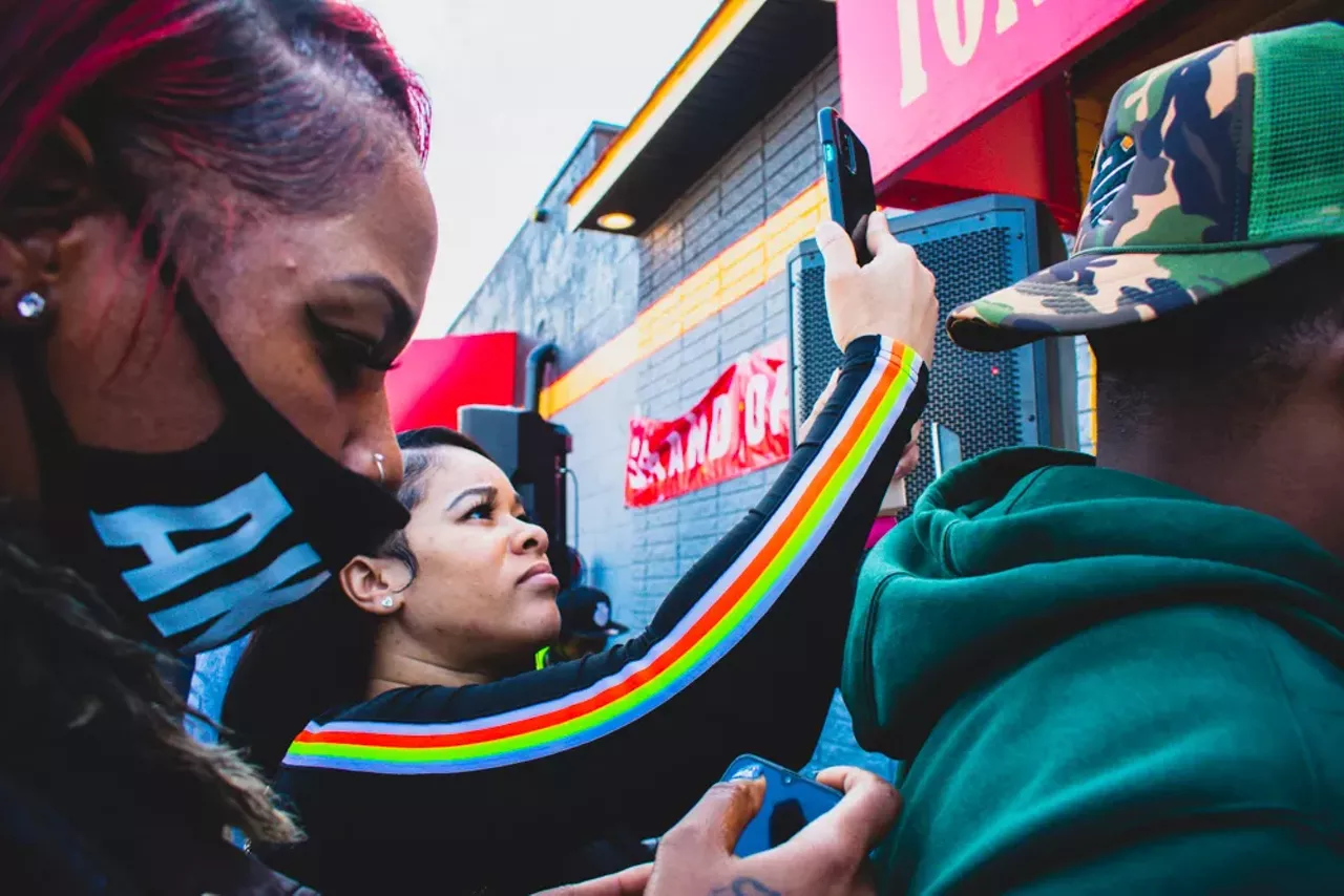 Image: Everyone we saw at the grand opening of rapper Tone Tone's Toney Island restaurant in Detroit