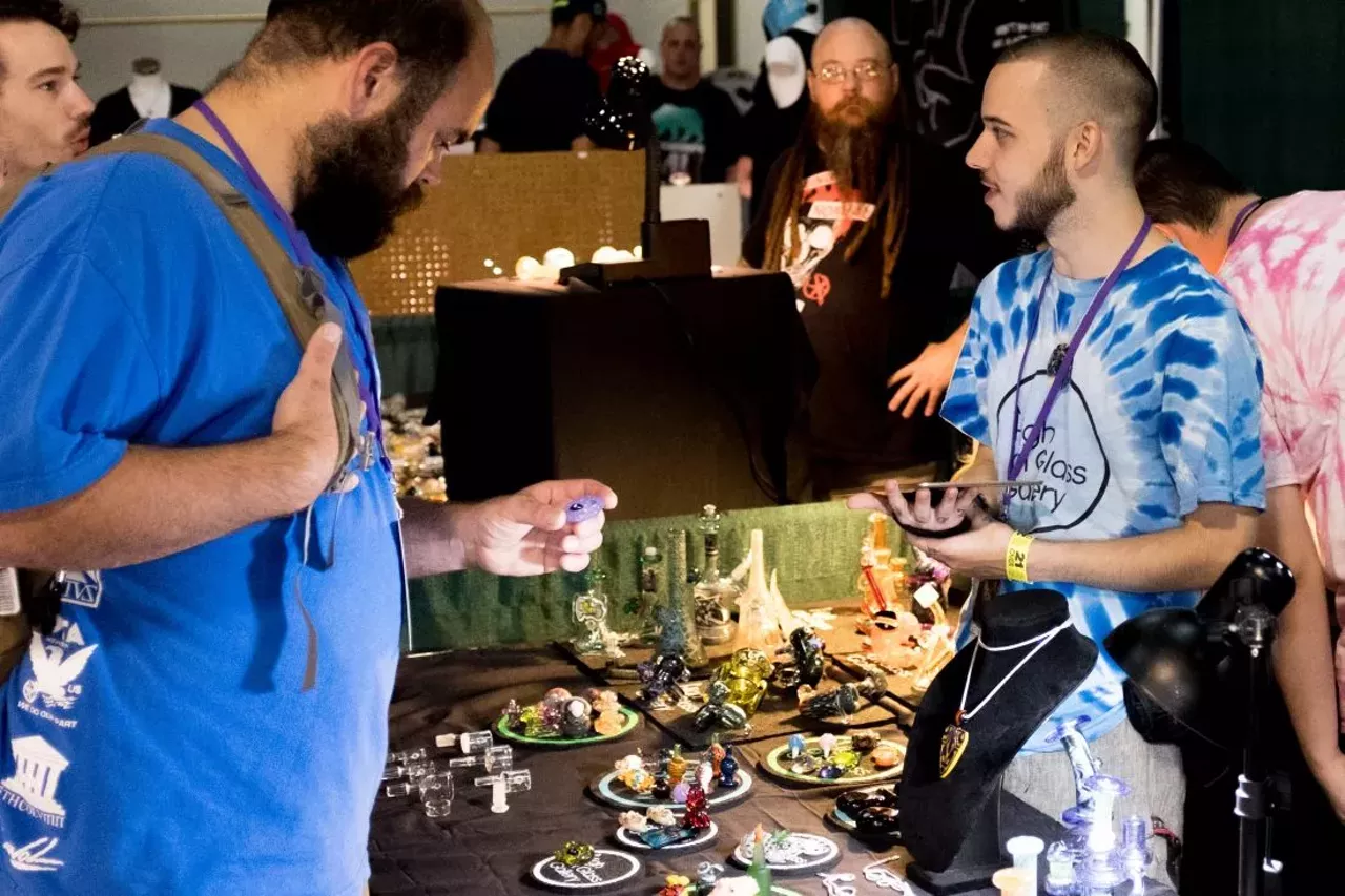 Image: Everyone we saw at the Michigan Glass Project event at the Russell Industrial Center