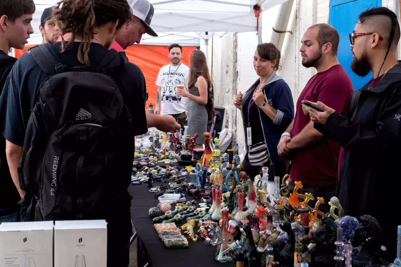 Image: Everyone we saw at the Michigan Glass Project event at the Russell Industrial Center