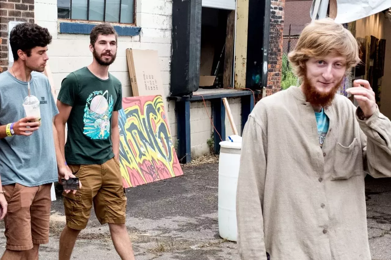 Image: Everyone we saw at the Michigan Glass Project event at the Russell Industrial Center