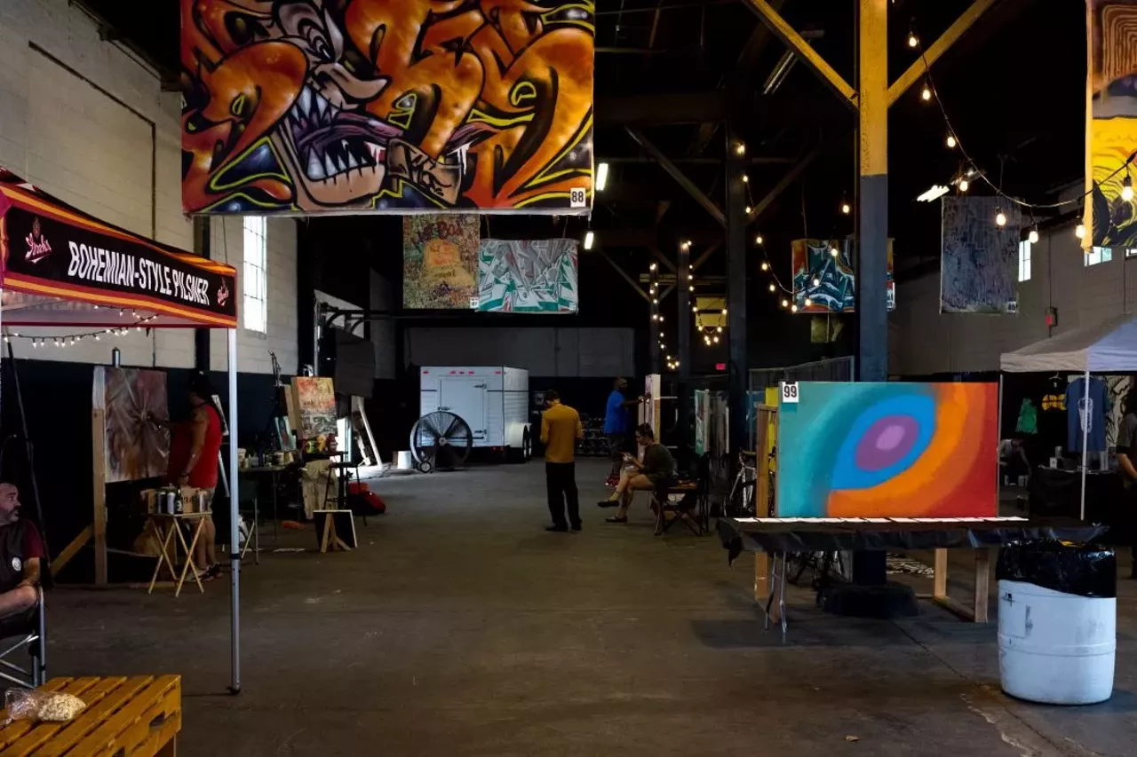 Image: Everyone we saw at the Michigan Glass Project event at the Russell Industrial Center
