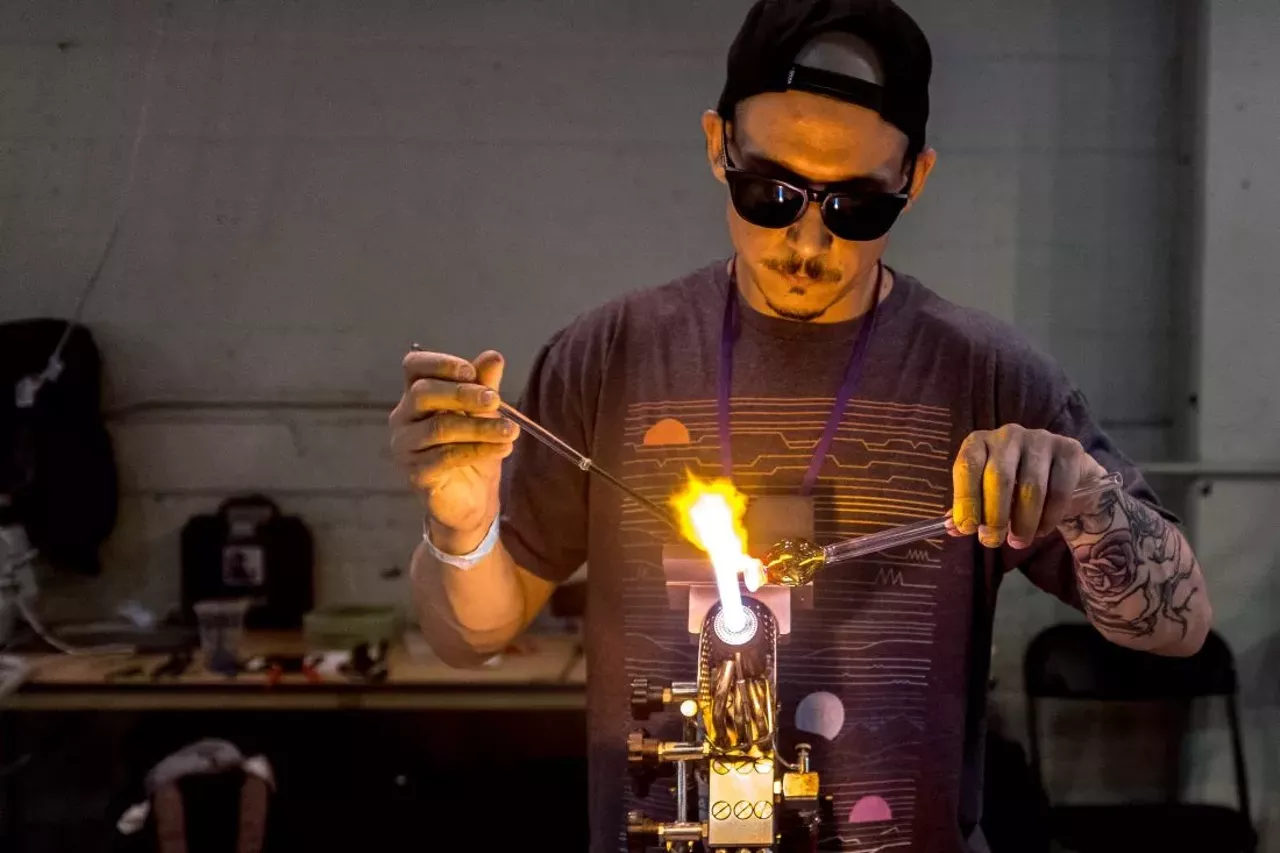 Image: Everyone we saw at the Michigan Glass Project event at the Russell Industrial Center