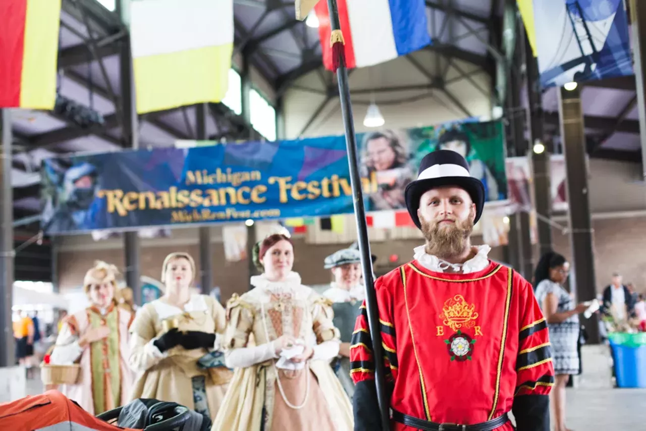 Image: Everyone we saw at the Michigan Renaissance Festival kick-off party
