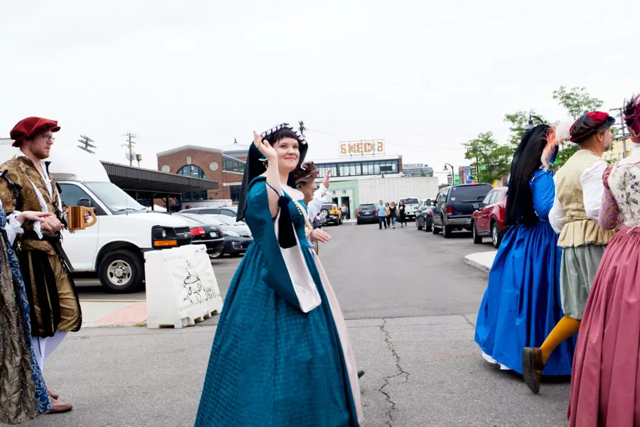 Image: Everyone we saw at the Michigan Renaissance Festival kick-off party