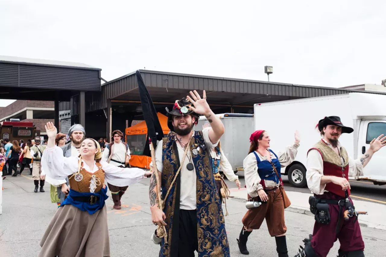 Image: Everyone we saw at the Michigan Renaissance Festival kick-off party