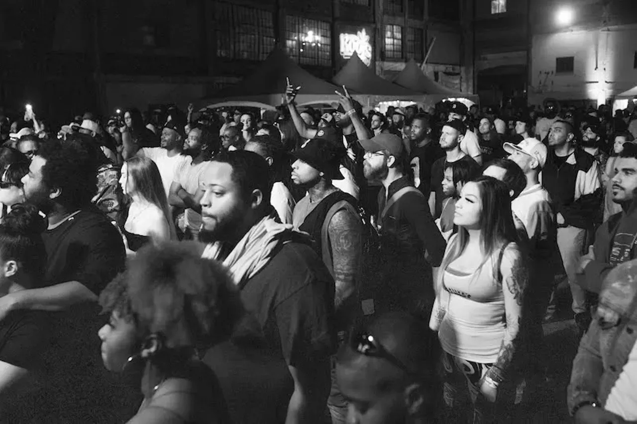 Image: Everyone we saw at the Motor City Roots Festival at Russell Industrial Center