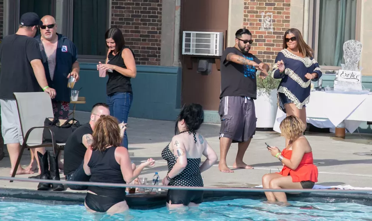 Image: Everyone we saw at the Sunday Splash at Common Pub