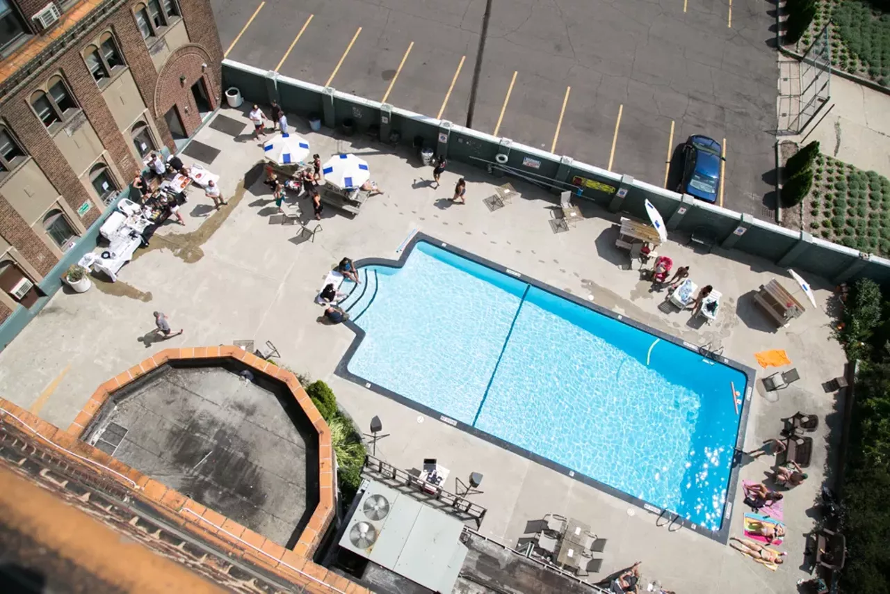 Image: Everyone we saw at the Sunday Splash at Common Pub