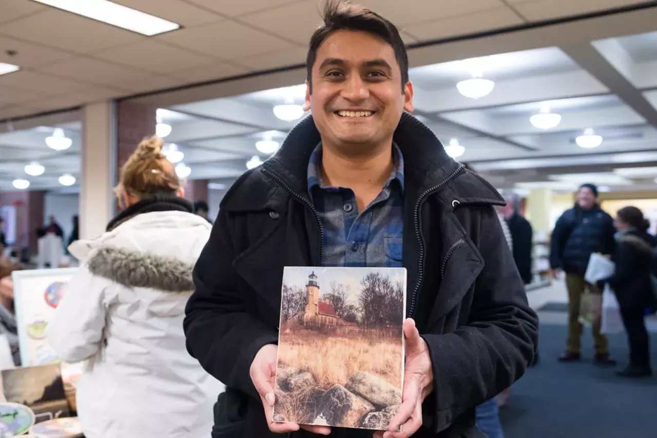 Image: Everyone we saw at Tiny Expo at Downtown Ann Arbor District Library
