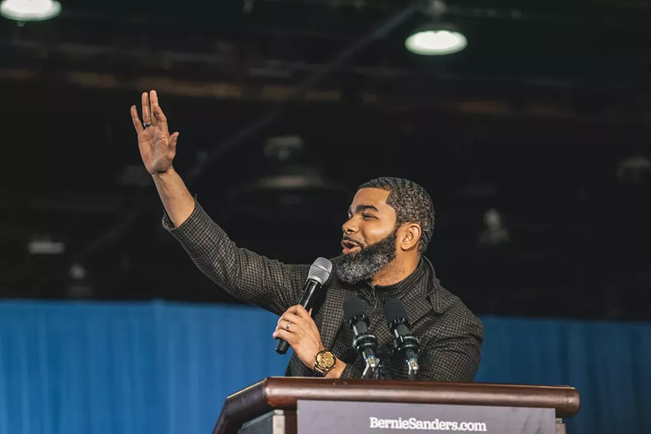 Image: Everyone we saw feeling the Bern at Bernie Sanders' Detroit rally at TCF Center