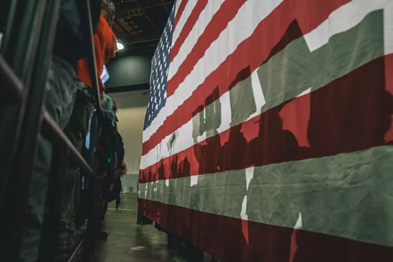 Image: Everyone we saw feeling the Bern at Bernie Sanders' Detroit rally at TCF Center