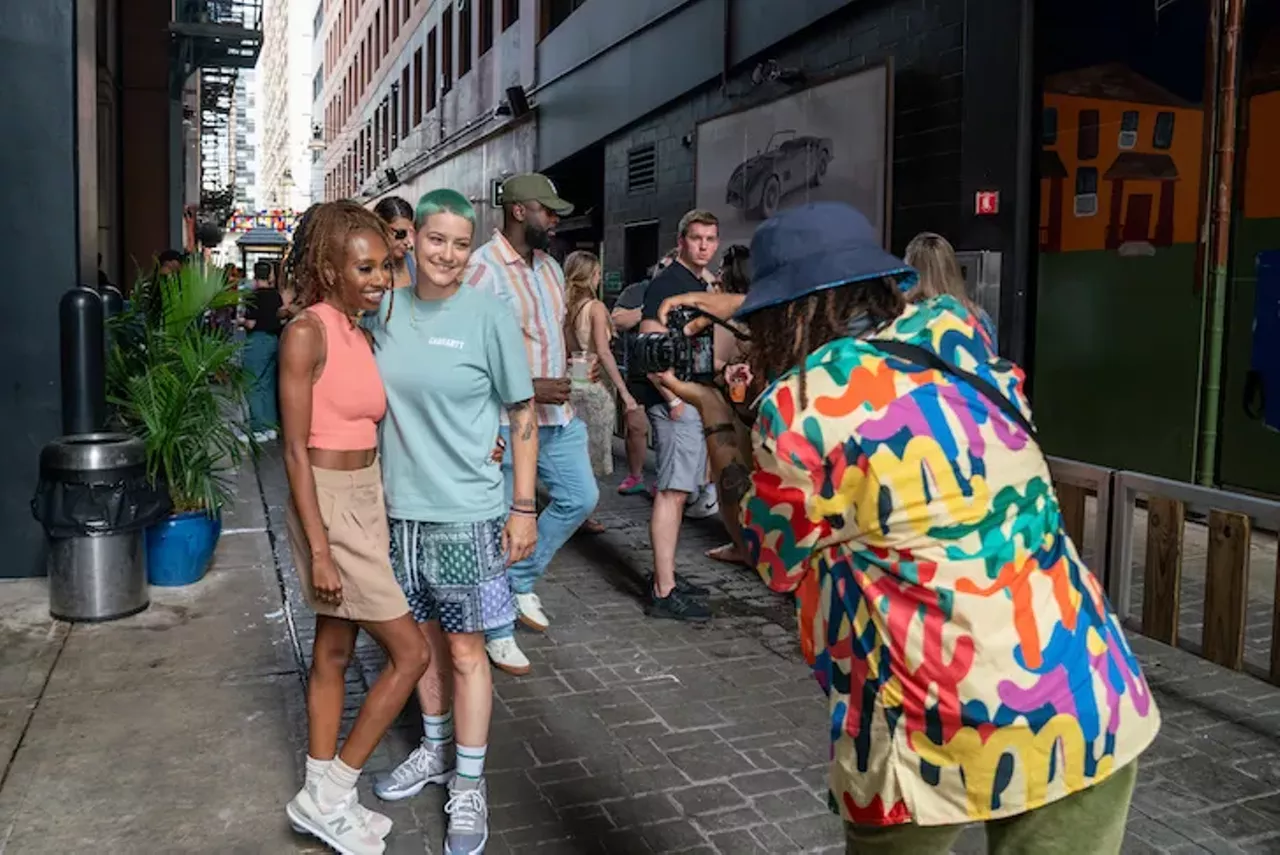 Image: Everyone we saw jamming at Lesbian Social Detroit's Block Party