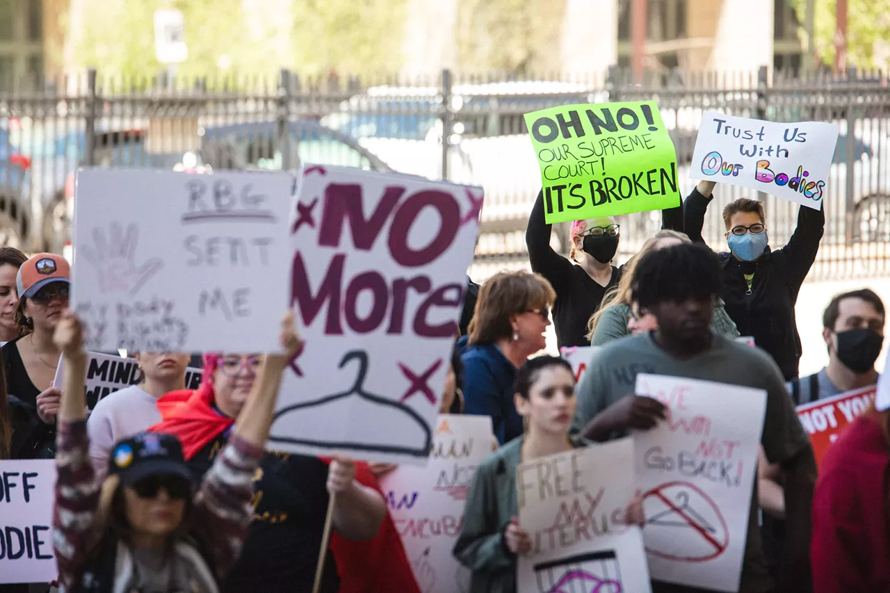 Image: Everyone we saw marching for reproductive rights in Detroit on Saturday