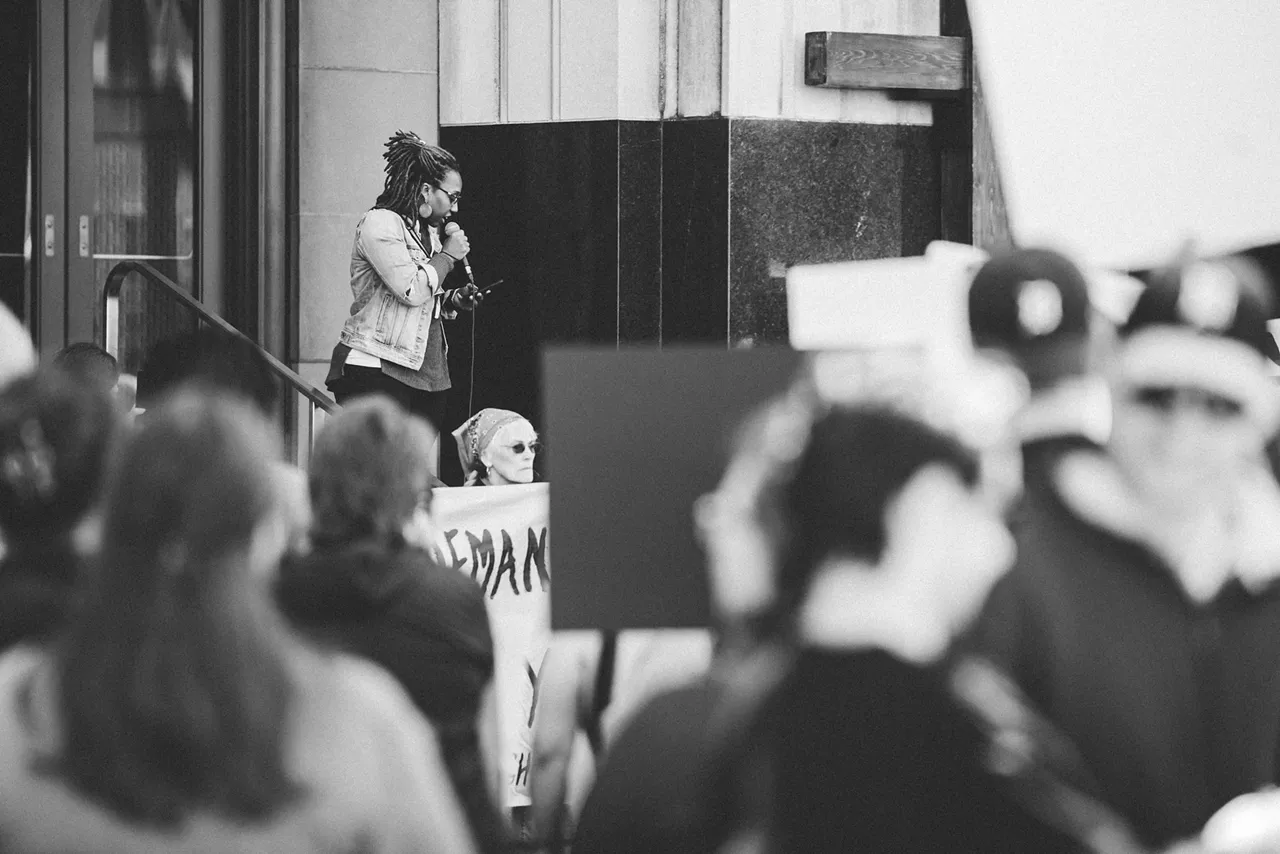 Image: Everyone we saw marching for reproductive rights in Detroit on Saturday