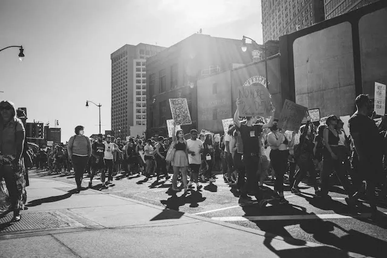 Image: Everyone we saw marching in Detroit for reproductive rights after 'Roe v. Wade' was overturned on Friday