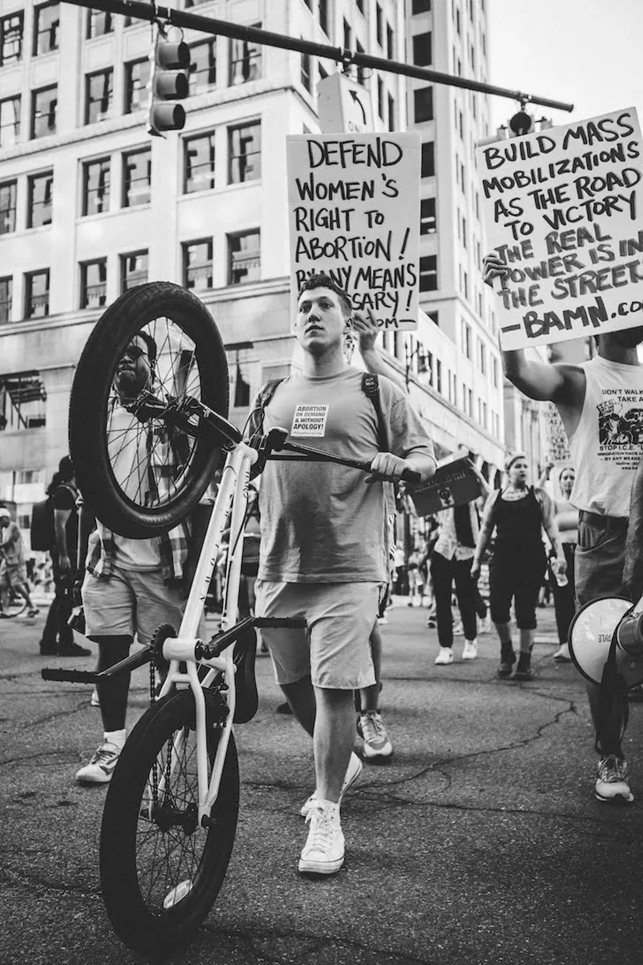 Image: Everyone we saw marching in Detroit for reproductive rights after 'Roe v. Wade' was overturned on Friday