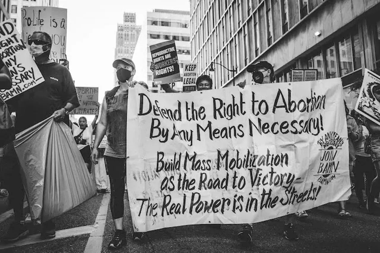 Image: Everyone we saw marching in Detroit for reproductive rights after 'Roe v. Wade' was overturned on Friday