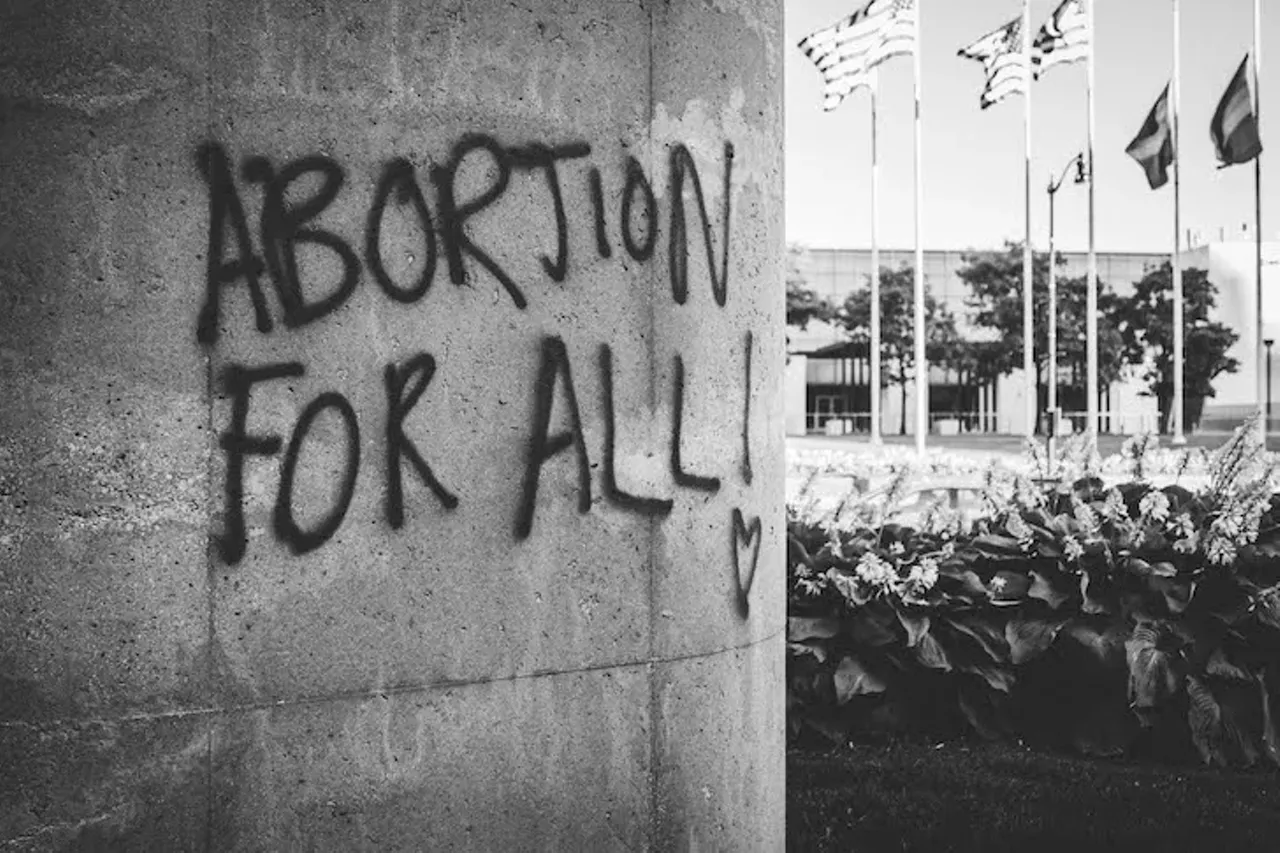 Image: Everyone we saw marching in Detroit for reproductive rights after 'Roe v. Wade' was overturned on Friday