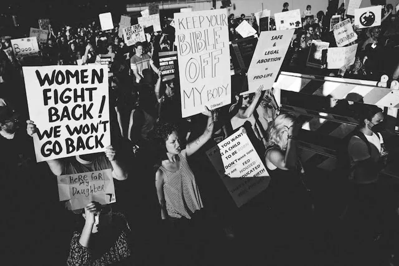 Image: Everyone we saw marching in Detroit for reproductive rights after 'Roe v. Wade' was overturned on Friday