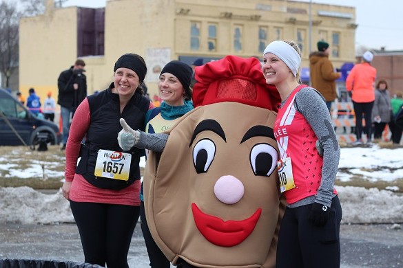 Everyone we saw running for dough at the 2019 Packzi Run in Hamtramck