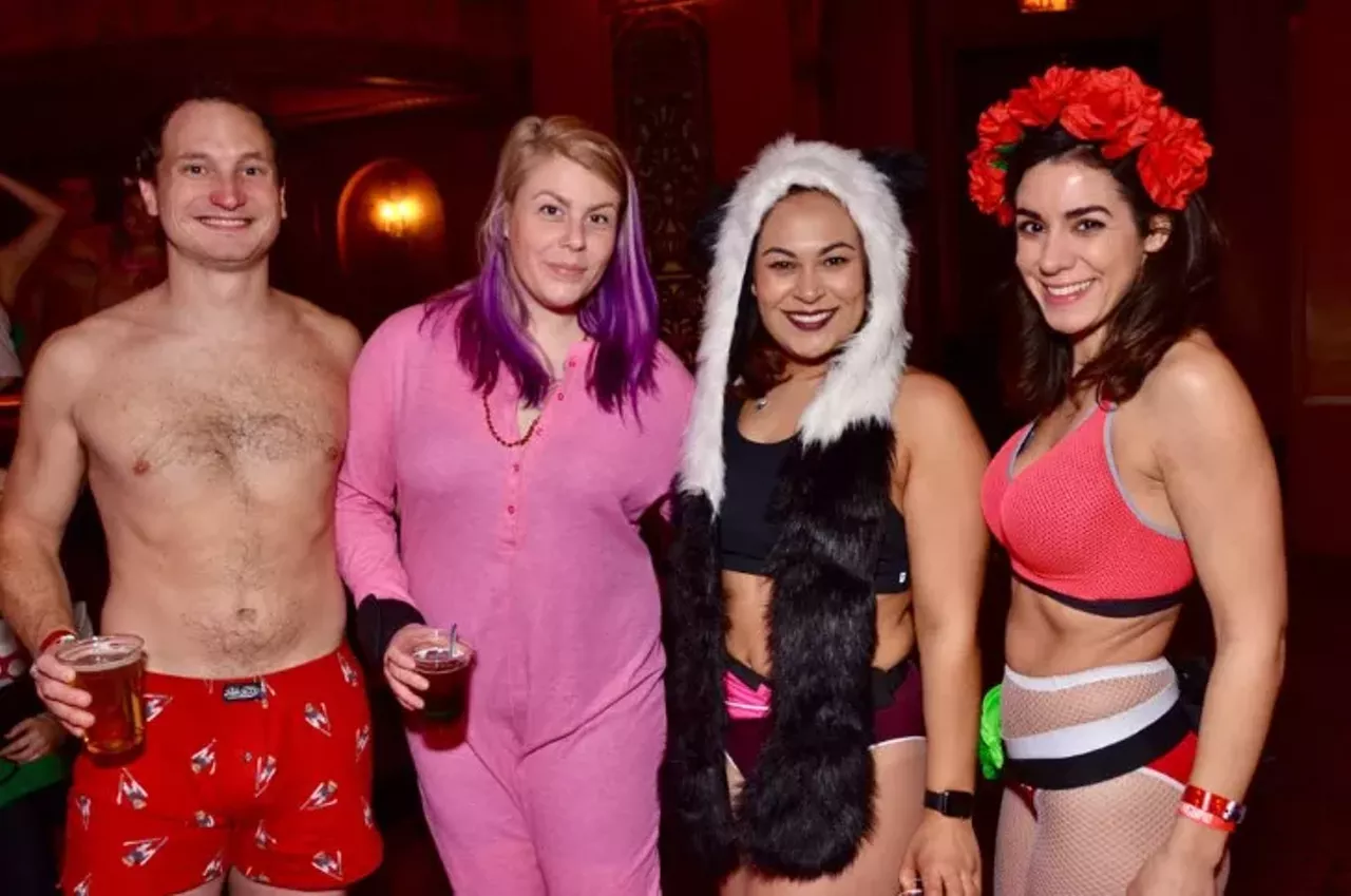 Image: Everyone who came out for a 'brief' jog at the Detroit Cupid Run