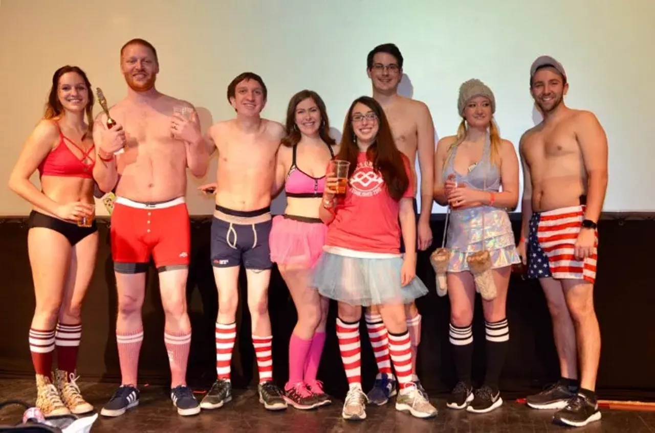 Image: Everyone who came out for a 'brief' jog at the Detroit Cupid Run