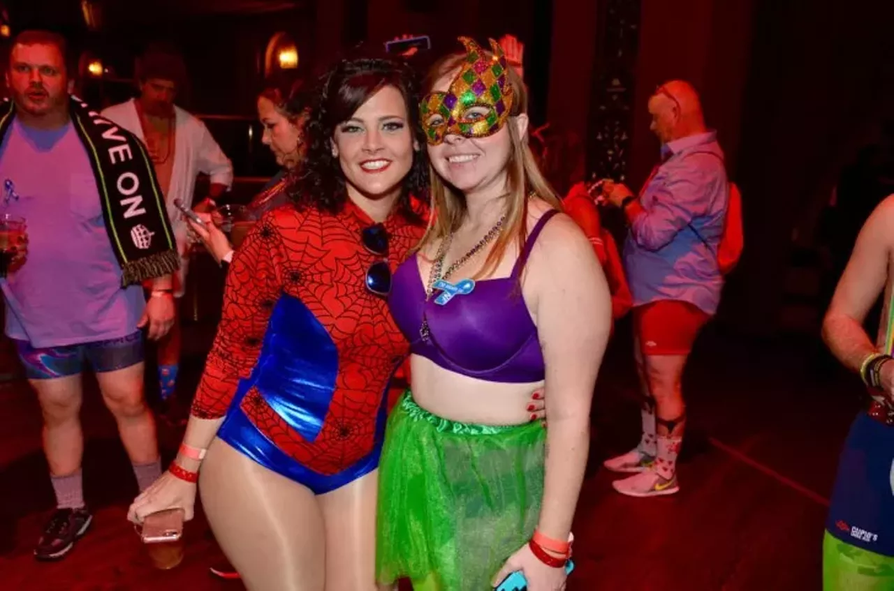 Image: Everyone who came out for a 'brief' jog at the Detroit Cupid Run