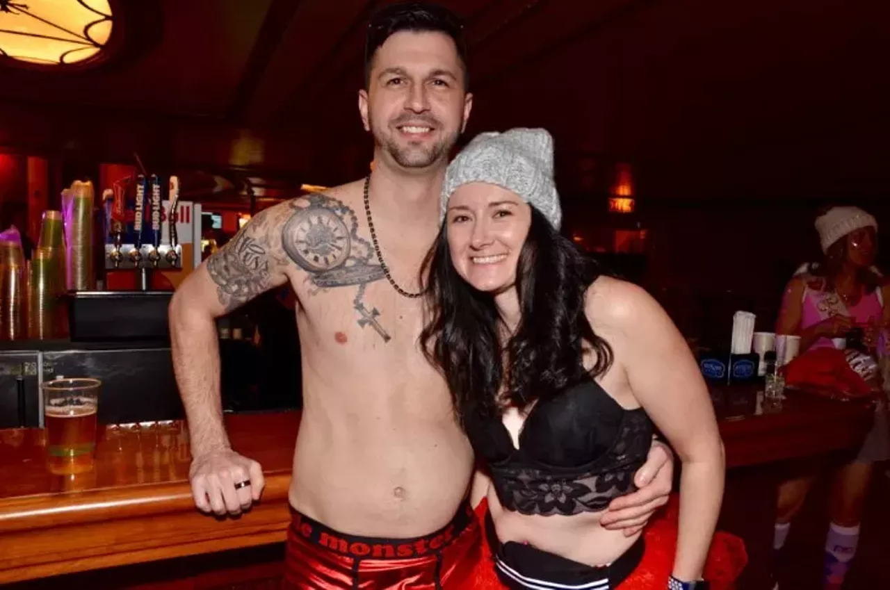Image: Everyone who came out for a 'brief' jog at the Detroit Cupid Run