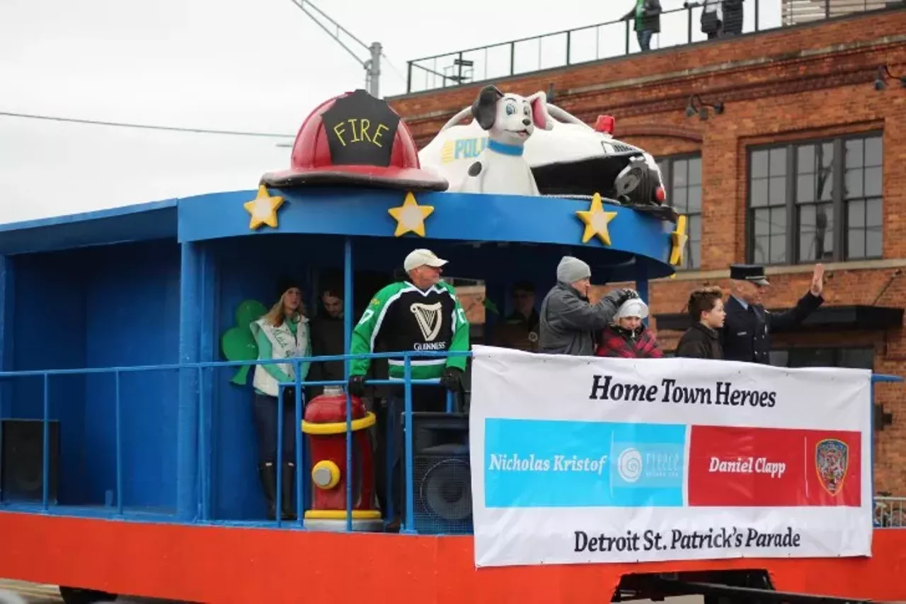 Everyone who celebrated at the St. Patrick's Parade in Corktown