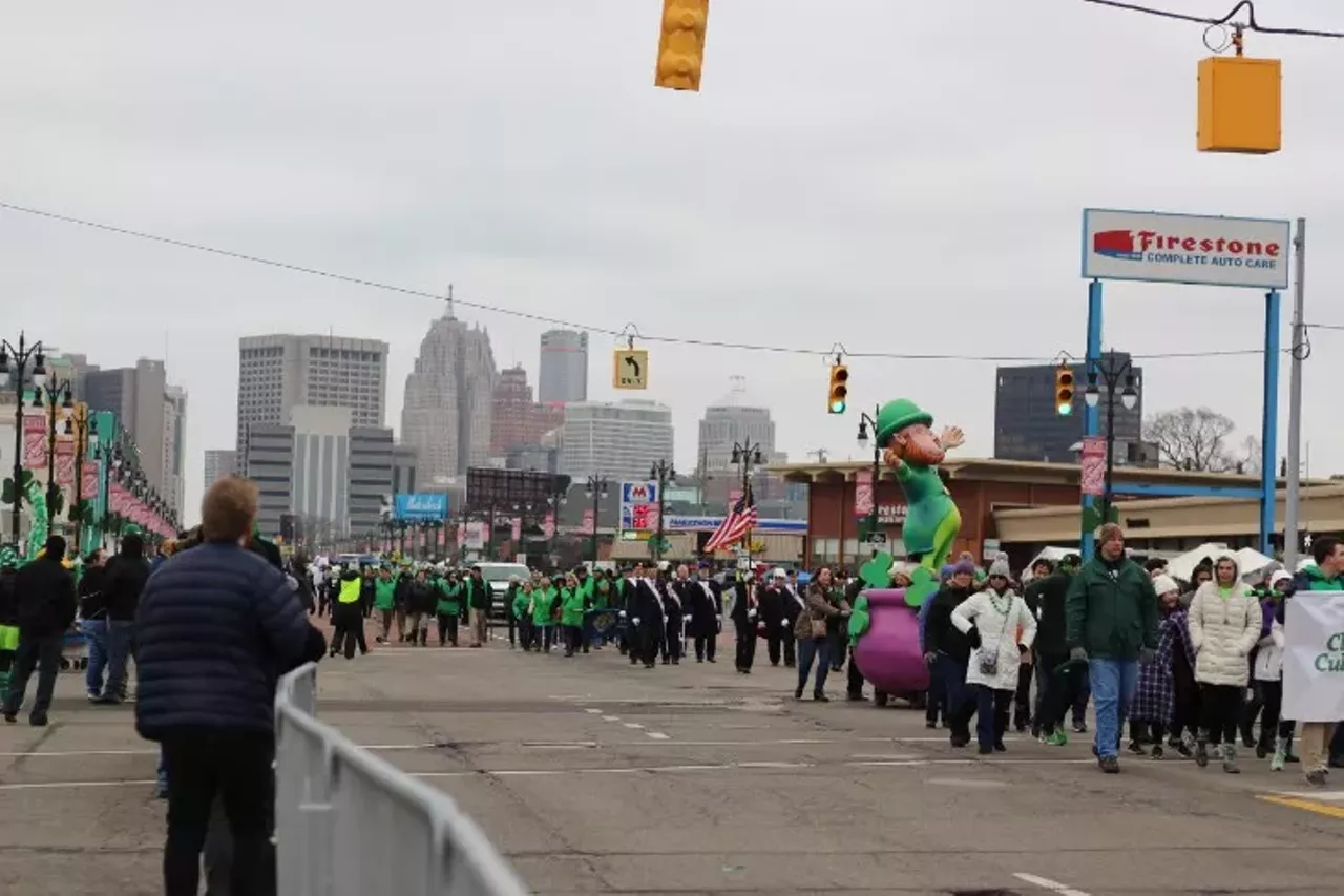 Everyone who celebrated at the St. Patrick's Parade in Corktown