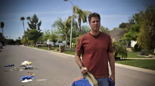 Ferrell is alky loser Nick Porter in Everything Must Go.