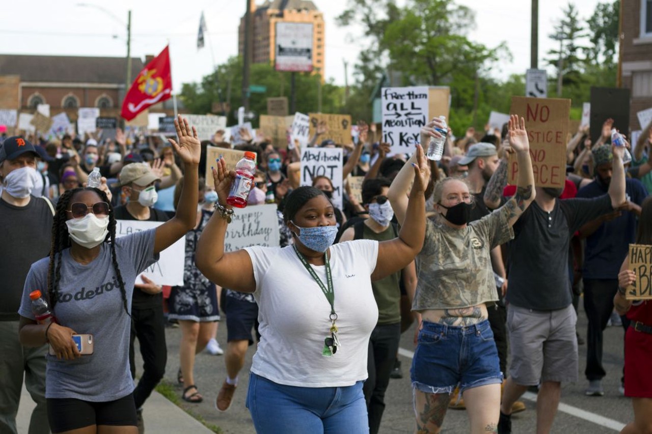 Everything we saw at Detroit's Black Lives Matter protest on Friday, June 5