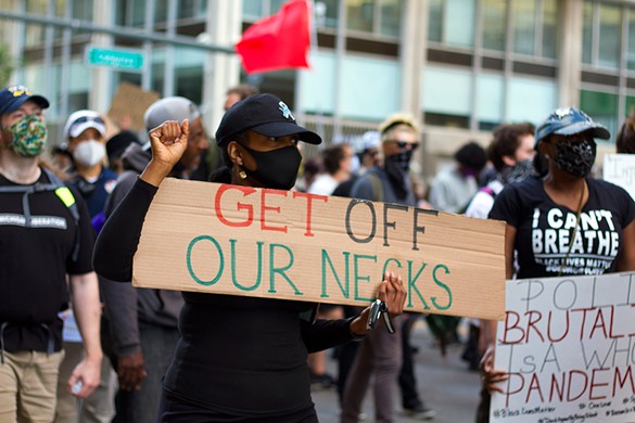 Everything we saw at the Detroit protest against police brutality on Saturday, June 13
