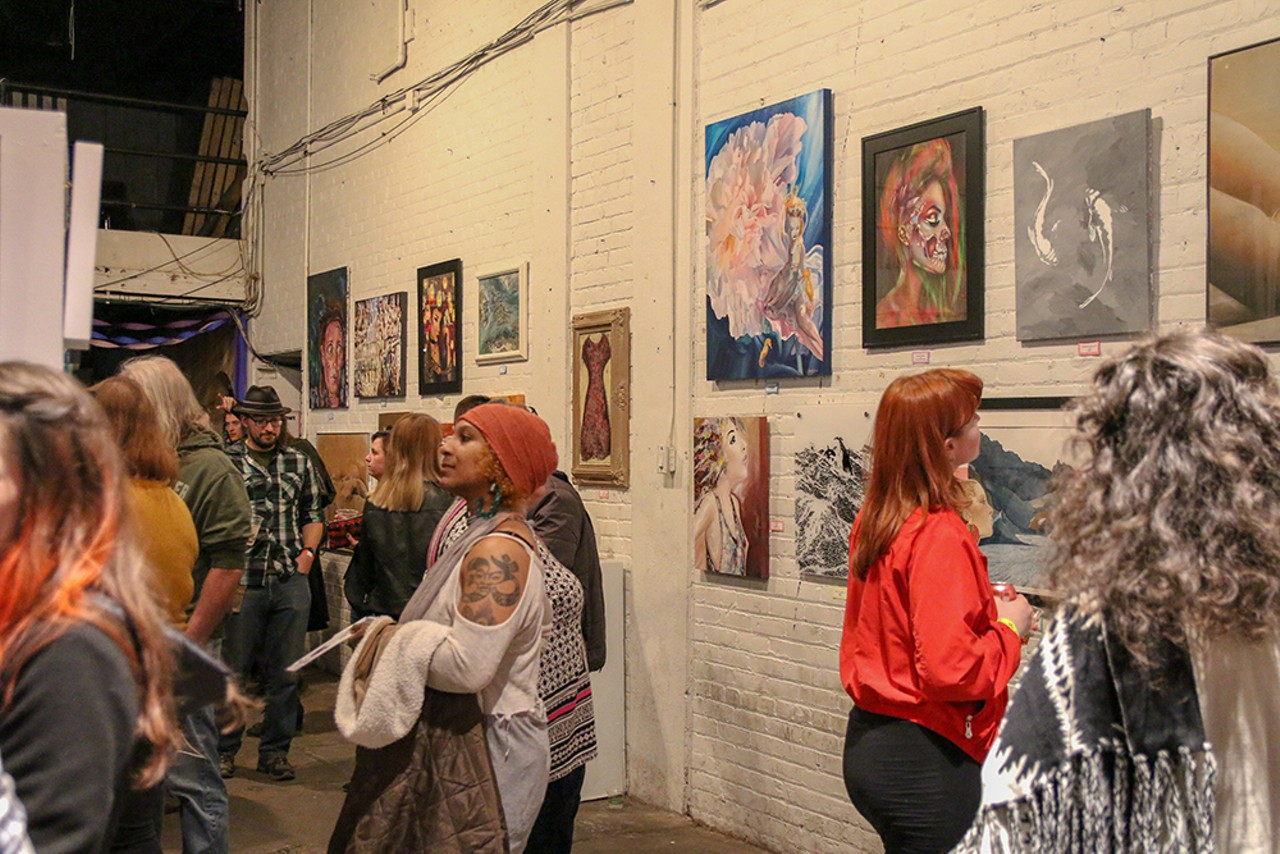 Everything we saw at the the 7th annual all-women 'Venus Rising' art show at the Tangent Gallery
