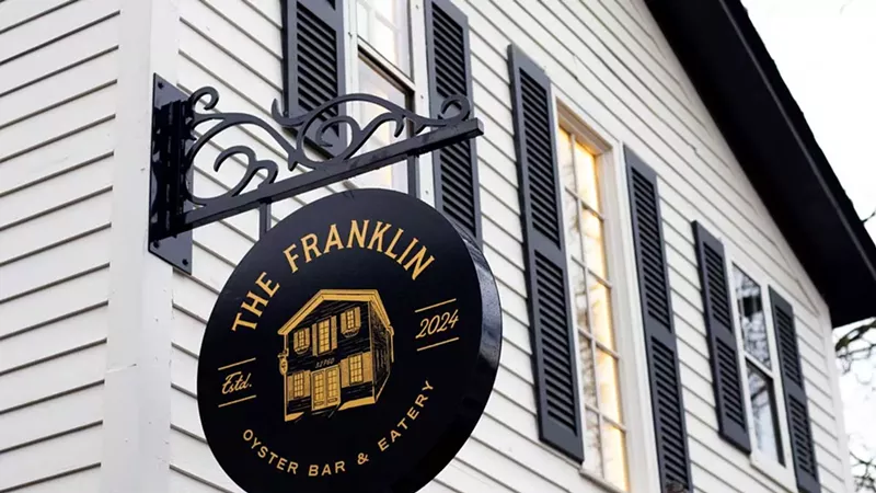 The Franklin Oyster Bar & Eatery is built in a historic 1848 carriage house.
