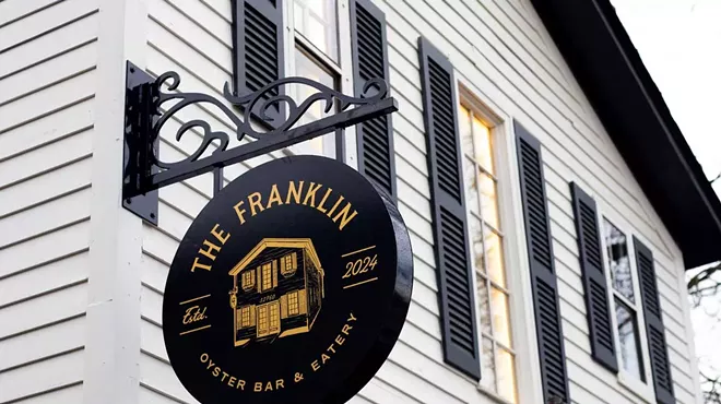 The Franklin Oyster Bar & Eatery is built in a historic 1848 carriage house.