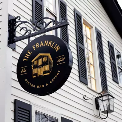 The Franklin Oyster Bar & Eatery is built in a historic 1848 carriage house.