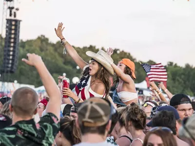 A scene from Faster Horses 2015.