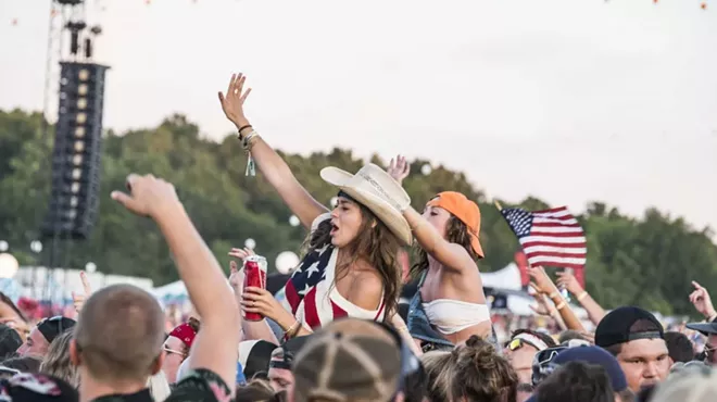 A scene from Faster Horses 2015.