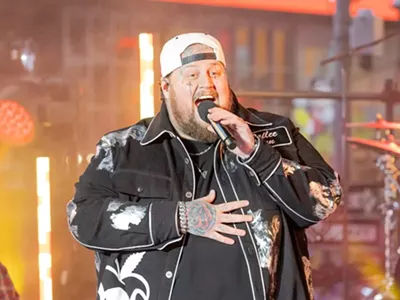 Jelly Roll performing at the 2024 New Year’s Eve celebration at Times Square in New York City.