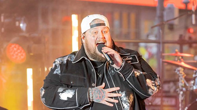 Jelly Roll performing at the 2024 New Year’s Eve celebration at Times Square in New York City.