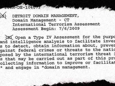 Image: FBI's targeting practice