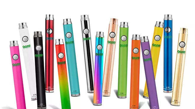 Ooze's stylish Slim Twist vape pens are among the most popular on the market.