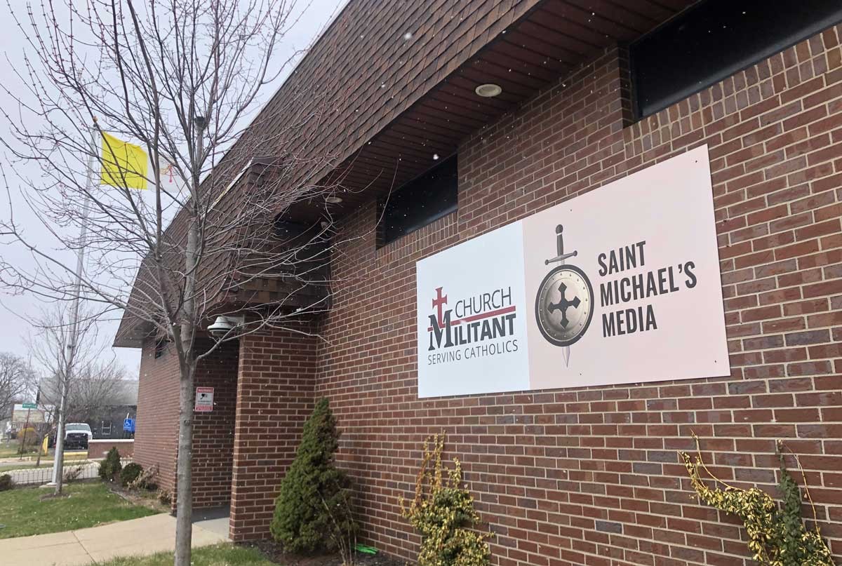 Church Militant’s Ferndale headquarters is shutting down.