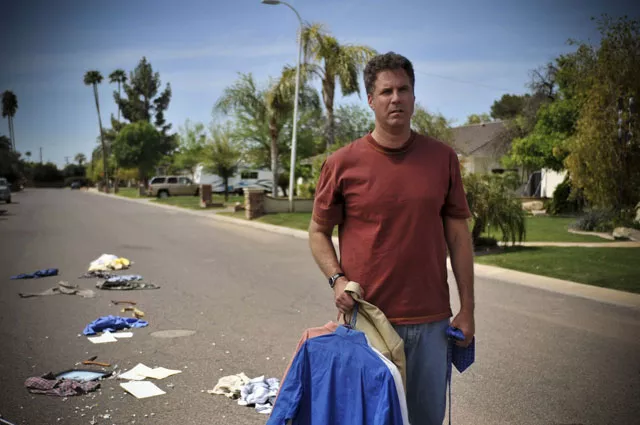 Ferrell is alky loser Nick Porter in Everything Must Go.